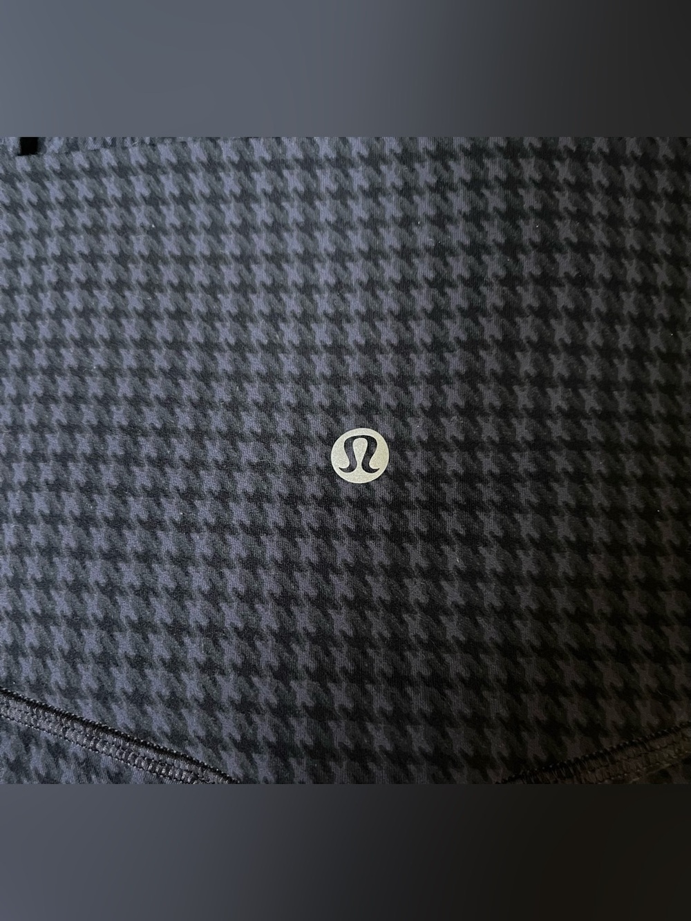 Lululemon Align 23” Leggings Crop Micro Houndstooth Blue Multi High Rise Sz 8 - Picture 2 of 10